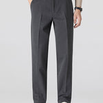 Woolen Straight Leg Trousers