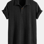 Short Sleeve Jacquard Polo