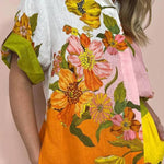 Passionate Floral Printing Two-Pieces Set