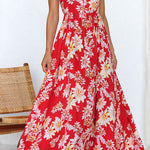 Elegant Sleeveless Printed Dress