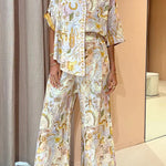 Chic unicorn Graffiti Prints Two-pieces Set