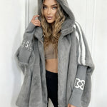 BRIELLE��� | Statement Faux Fur Hooded Jacket