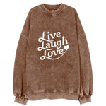 Live Laugh Love Vintage Sweatshirt
