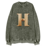 Letter H Vintage Sweatshirt