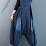 Simple Denim Buttoned Overalls&Dress