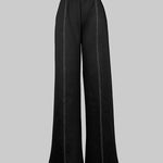 High Waisted Loose Split-Joint Pants Trousers