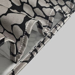 Long Sleeves Loose Buttoned Contrast Color Snakeskin Printed Lapel Blouses&Shirts Tops