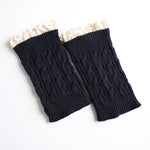 Original Creation Keep Warm Hollow Jacquard Leg Warmers Accessories