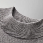 PREMIUM CASHMERE MOCK NECK T-SHIRT