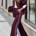 Fine Check Top Warm Jacket