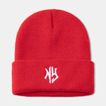 3D NY Letter Embroidery Pattern Casual Versatile Knitted Hat