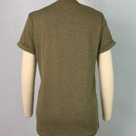 Short Sleeves Solid Color Round-Neck T-Shirts Tops