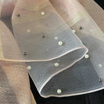 Sun-Protection Beaded See-Through Shawl&Scarf