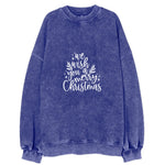 Winter Wonderland We Wish You A Merry Christmas Vintage Sweatshirt