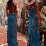 Margovil Criss Cross Open Back Tie Dye Maxi Dress(6 Colors Available)