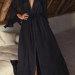 Girl on The Coast Button Down Maxi Beach Dress