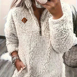 Ayla ��� Ultra-Soft High-Neck Fleece Pullover