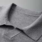 PREMIUM CASHMERE BUTTONLESS SWEATER POLO