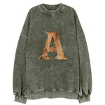 Letter A Vintage Sweatshirt