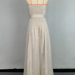 A-Line Loose Belted Buttoned Pockets Tube Maxi Dresses