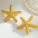 Santorini Starfish Necklace ~ Gold