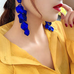 Stylish Tasseled Acrylic Earrings Accessories