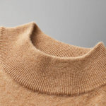 PREMIUM CASHMERE MOCK NECK T-SHIRT