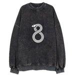 Fortune Coil Year Of Snake Vintage Sweatshirt