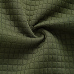Quilted Waffle Jacquard Overshirt