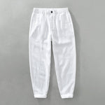 Leandro Linen Drawstring Trousers