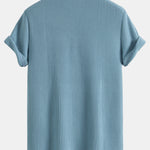 Short Sleeved Waffle Polo