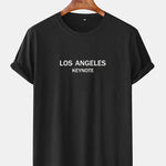 Los Angeles Print Arc Hem T-Shirt
