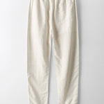 Striped Jacquard Cuban Collar Shirt & Straight Leg Linen Pants