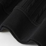 Relax Fit Twisted Jacquard Polo Sweatshirt