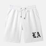 LA Print Mid Length Shorts