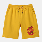 California Print Mid Length Shorts