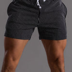 3 Pieces Striped Jersey 3" Shorts