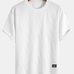 Relax Fit Diamond Jacquard T-Shirt
