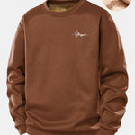 Blessed Print Teddy Fleece Lined Sweatshirt