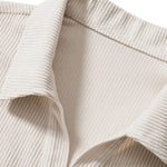 Short Sleeve Corduroy Polo Shirt