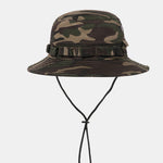 Cotton Bucket Hat With Chin Strap Outdoor Fishing