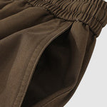 Men's Drawstring Pocketed Cuffed Casual Cargo Pants