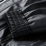 Zipper PU Leather Jacket