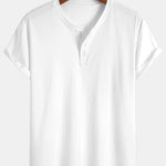 5 Pieces Cotton Henley T-Shirts