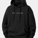 Be Kind Print Relax Fit Hoodie