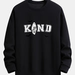 Halloween Kind Ghost Print Relax Fit Sweatshirt