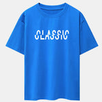 Classic Print Drop Shoulder Oversize T-Shirt