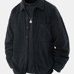 Relax Fit Button Up Corduroy Shirt