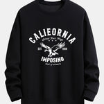 California Eagle Print Relax Fit Sweatshirt