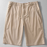Linen Cotton Blend 11" Shorts